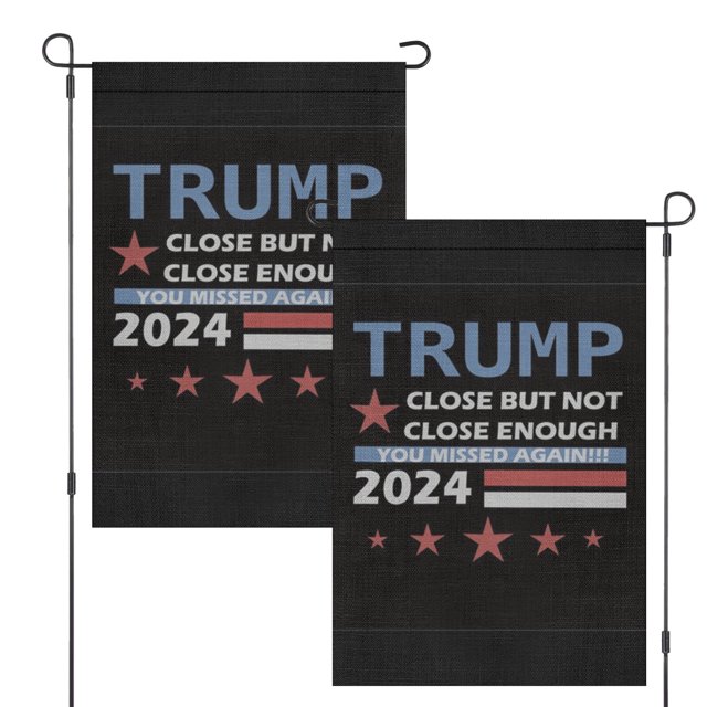 2024 TRUMP MAGA 3layer garden flag (imitation hemp) Flags Outdoor