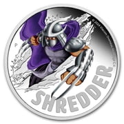 2024 TUV 1 oz Silver Colorized TMNT Shredder Proof Box