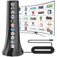thumbnail image 1 of 2024 TV Antenna,TV Antenna for Smart TV,Digital Antenna for Smart TV Indoor 350+ Miles Range 360° Receptions,TV Antenna for Local Channels Support 4K 1080p TVs -HD Antenna Indoor with 15ft Coax Cable, 1 of 7