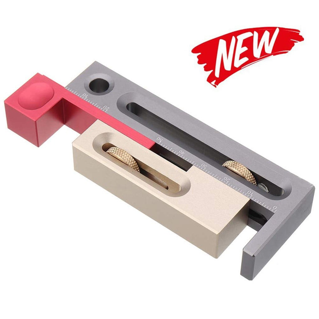 2024 Table Saw Slot Adjuster Mortise and Tool Movable Measuring Block