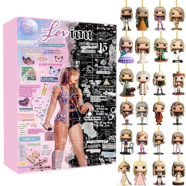 2024 Taylors Christmas Advent Calendar,Creative Blind Box Countdown