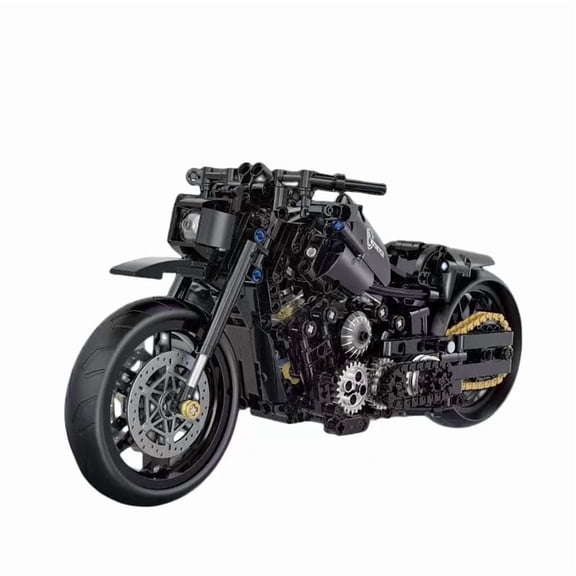 Technical Motorcycle Building Blocks Bricks, Duke Harleys Motorbike Racing Car Assemble Model, MOC Vehicle Toys for Kids Gift