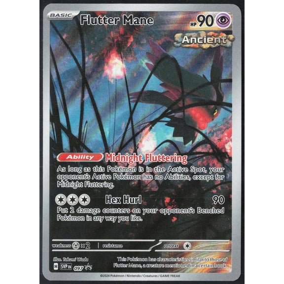2024 Temporal Forces Flutter Mane Holo Black Star Promo FA #SVP EN 097