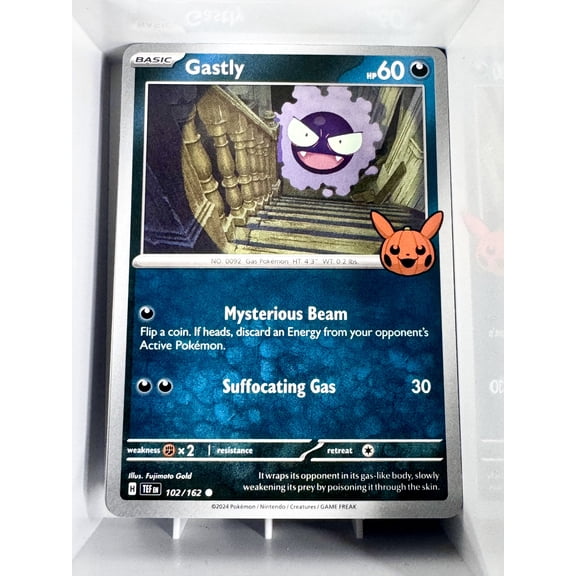 2024 Temporal Forces Gastly 102/162 English Pokmon Trading Card