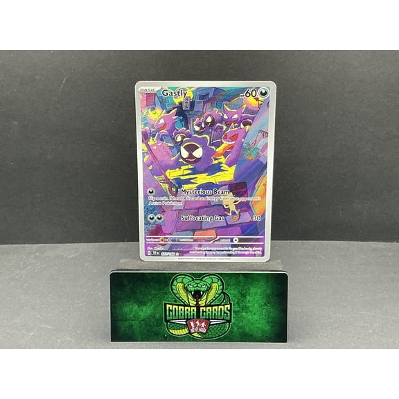 2024 Temporal Forces Gastly Holo Secret Rare #177/162