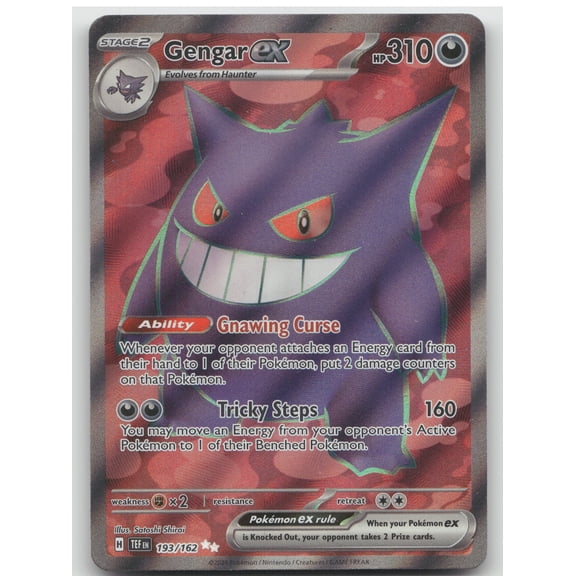 2024 Temporal Forces Gengar ex Secret Rare #193/162