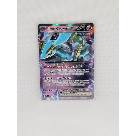 Pokmon Iron Crown EX Temporal Forces 81/162 Holo Rare Trading Card