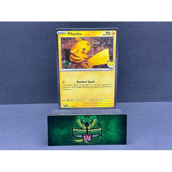 2024 Temporal Forces Pikachu Holo #51/162 English Pokemon Card