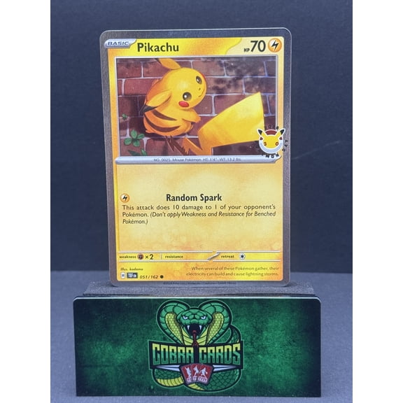 2024 Temporal Forces Pikachu Pokemon Day 2026 #51/162