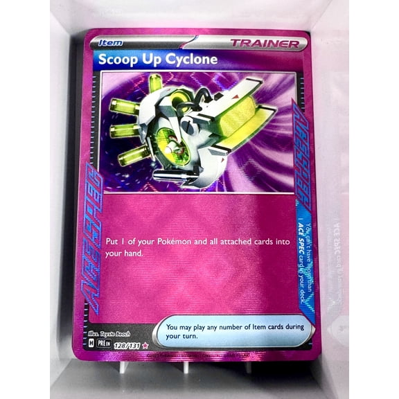 2024 Temporal Forces Scoop Up Cyclone Holo ACE SPEC #128/131