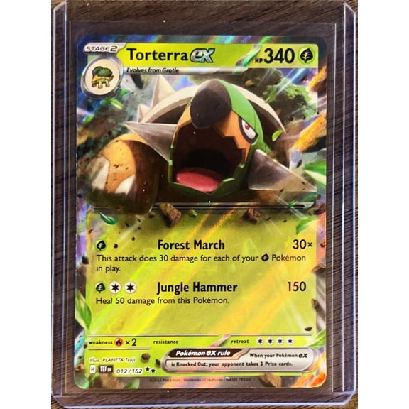 2024 Temporal Forces Torterra EX Holo Double Rare #12/162