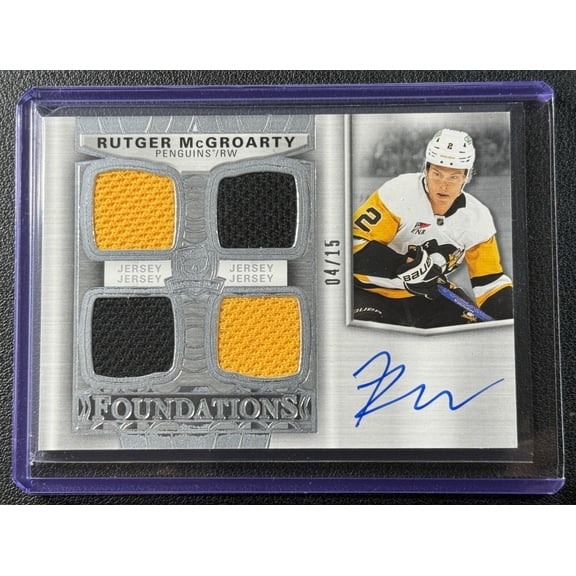 2024 The Cup Rutger McGroarty #F-RM FoundationsQuadJersey /15