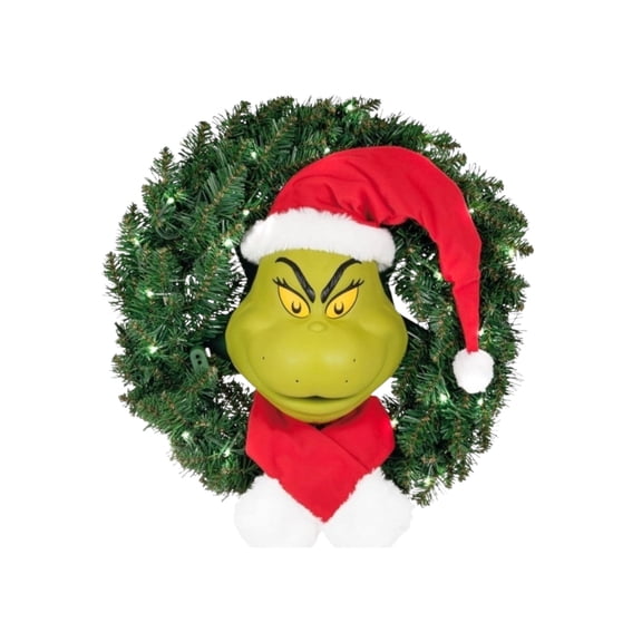 2024 The Grinch Wreath (How the Grinch Stole Christmas!) Hallmark Keepsake Christmas Tree Ornaments 1QFM3941