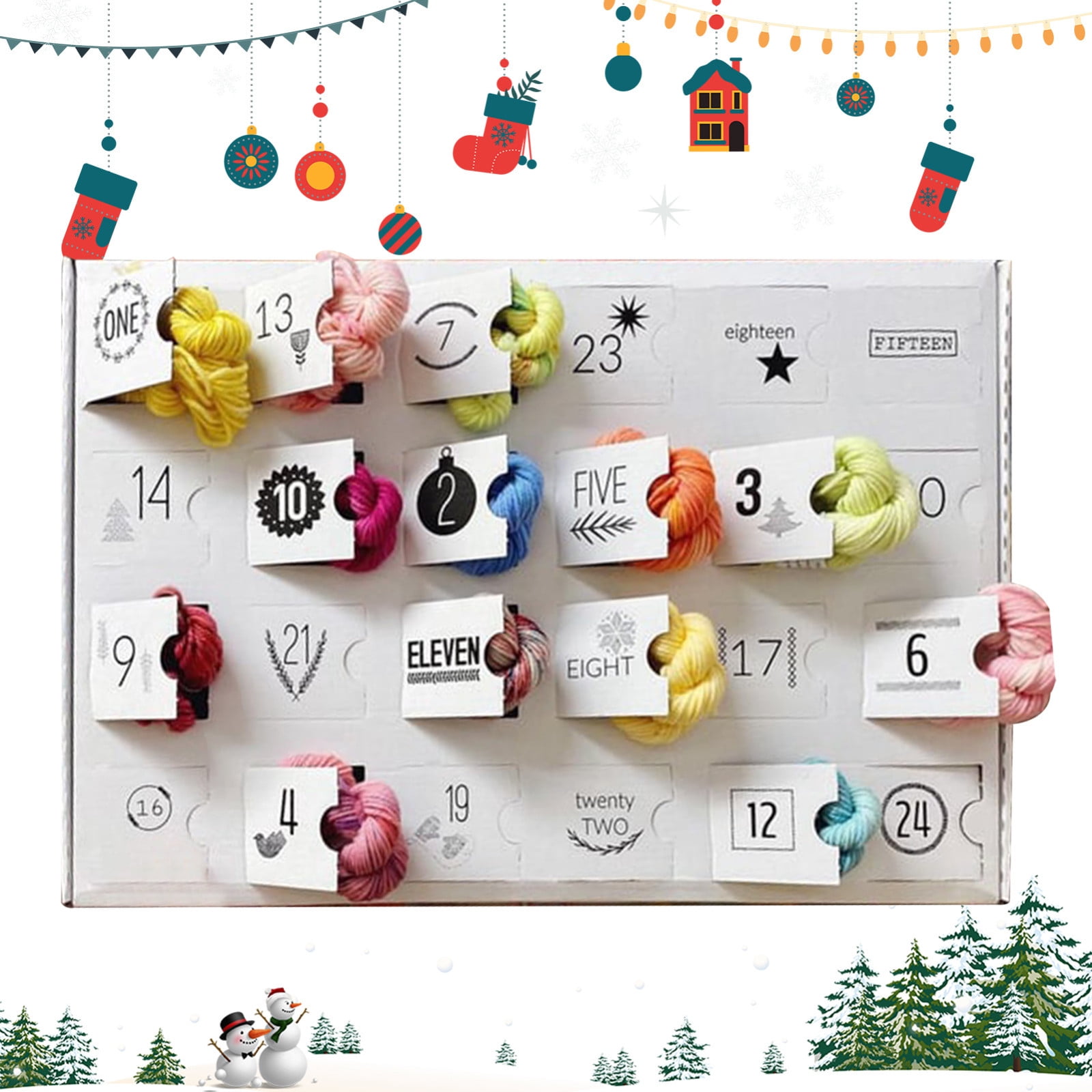 2024 The Yarn Advent Calendar, Wool Advent Calendar 2024 24 Days Yarn