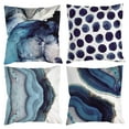 2024 Theme Pillow Case Throw Pillow Covers Decorative Navy Blue Sofa