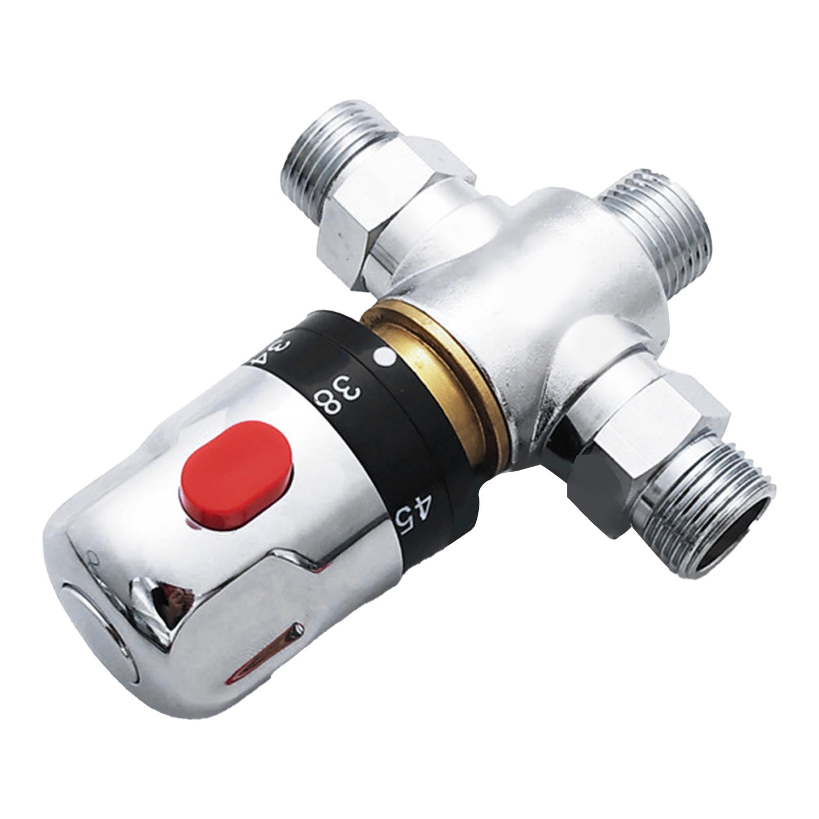 2024 Thermostatic Mixing Valve 4/5in Stainless Steel for Shower Solar