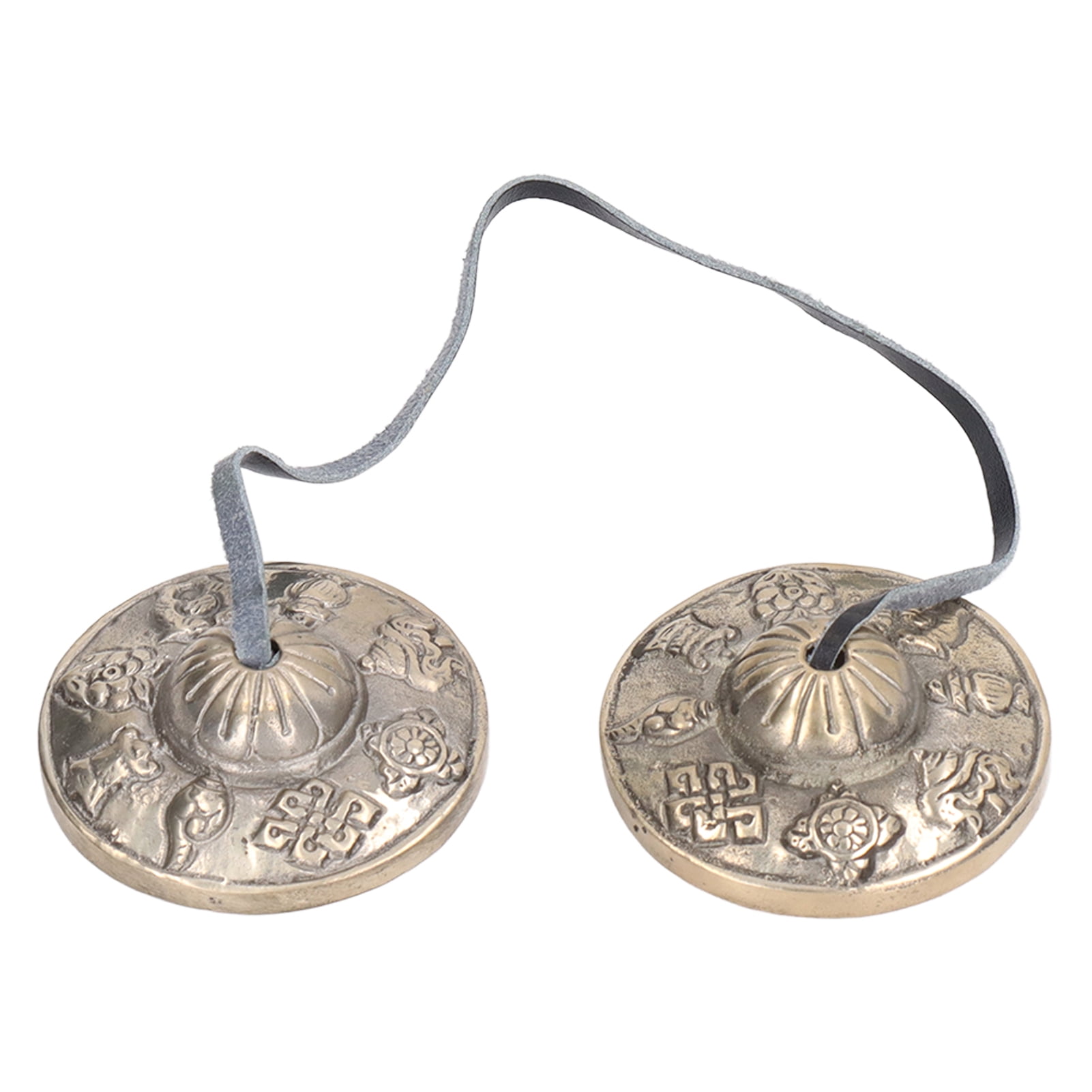 2024 Tibetan Tingsha Meditation Bell Small Pure Copper Double Chime ...