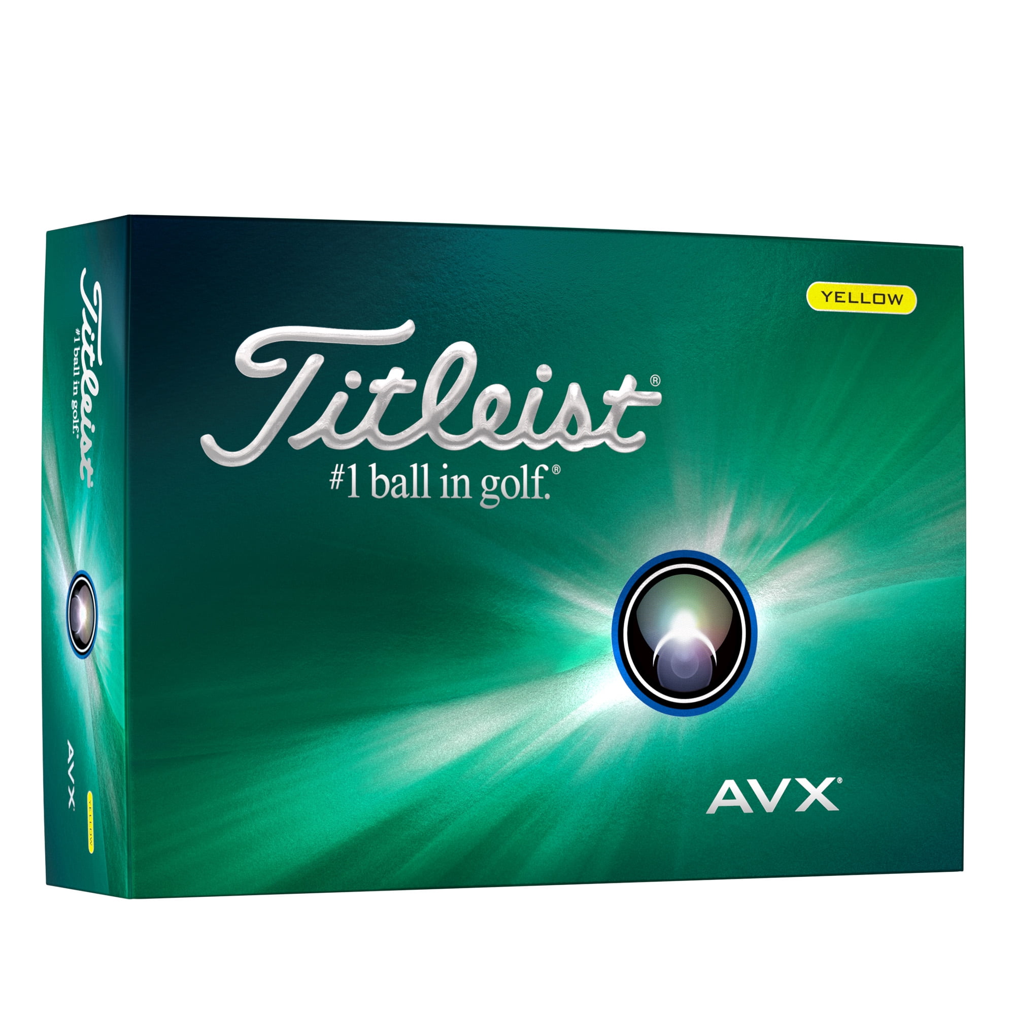 Titleist 2024 AVX Golf Balls, Men’s, Yellow