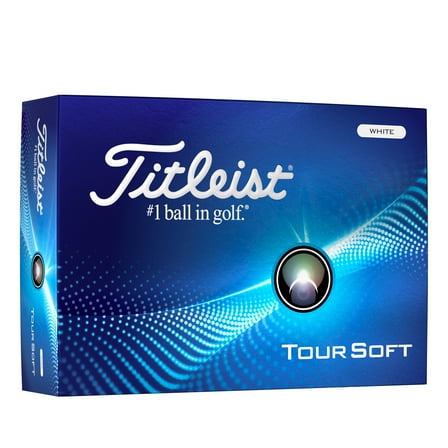 2024 Titleist Tour Soft Golf Balls 12ct, White