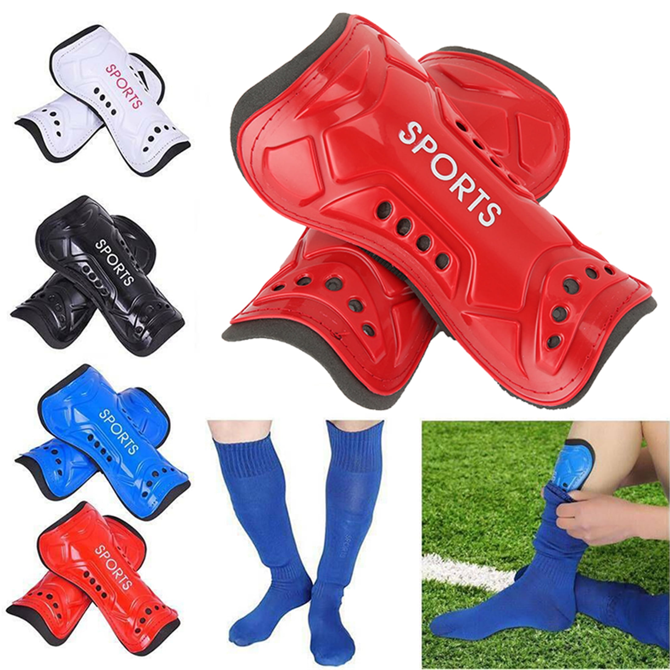 2024 Toddler Soccer Shin Guards, 1 Pair Child Soccer Shin Pads Insert