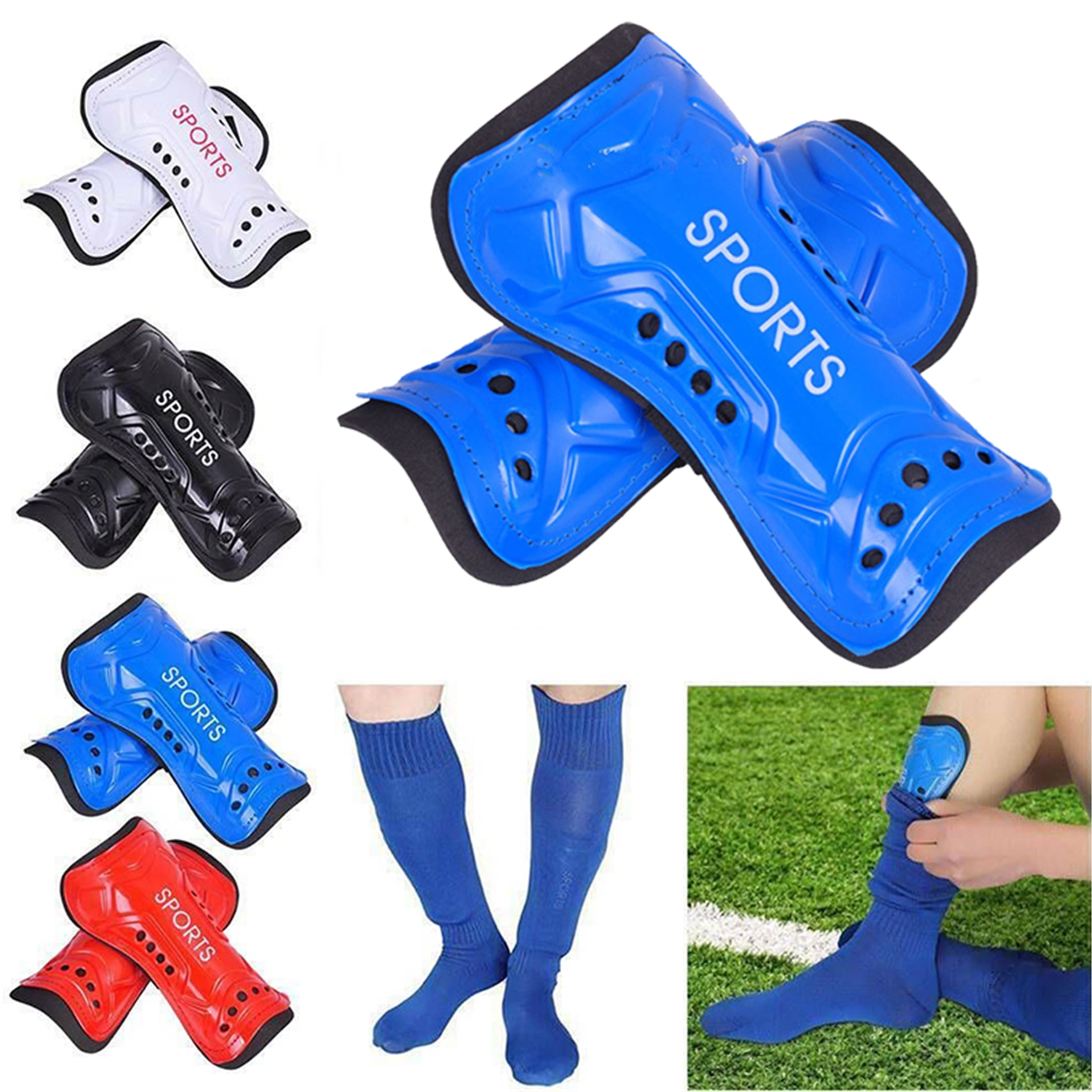 2024 Toddler Soccer Shin Guards, 1 Pair Child Soccer Shin Pads Insert