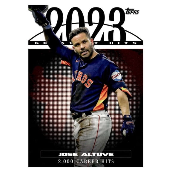 2024 Topps 2023 Greatest Hits #23GH-19 Jose Altuve Houston Astros MLB Baseball Trading Card