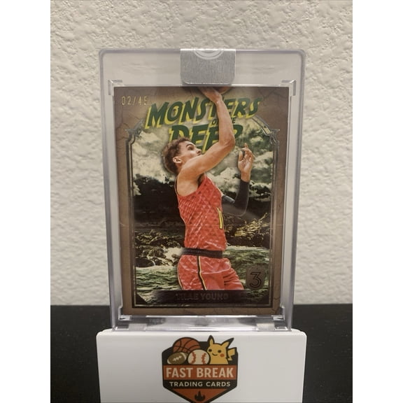2024 Topps 3 Trae Young MD-2 Silver Foil Parallel Insert Basketball Card
