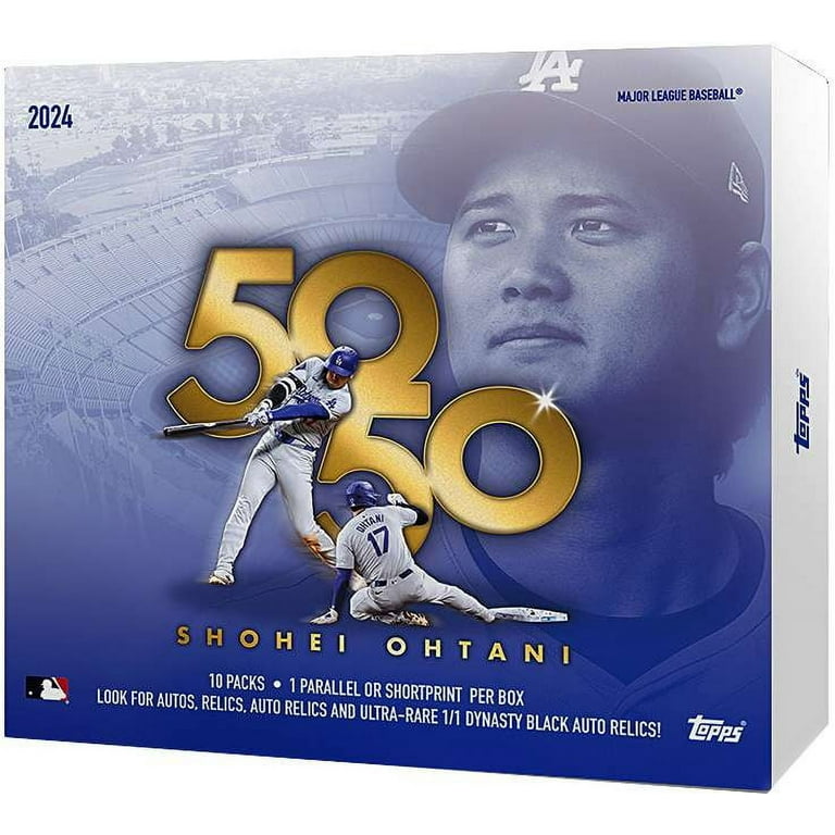 2024 Topps 50/50: Shohei Ohtani – 10-Pack Box - Walmart.com 2024 Topps 50/50: Shohei Ohtani – 10-Pack Box - Walmart.com