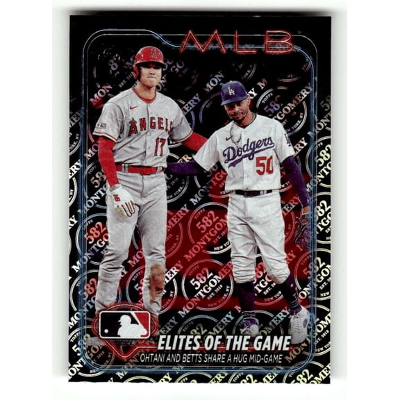 2024 Topps 582 Montgomery #138 Shohei Ohtani Mookie Betts Checklist MLB Baseball Trading Card