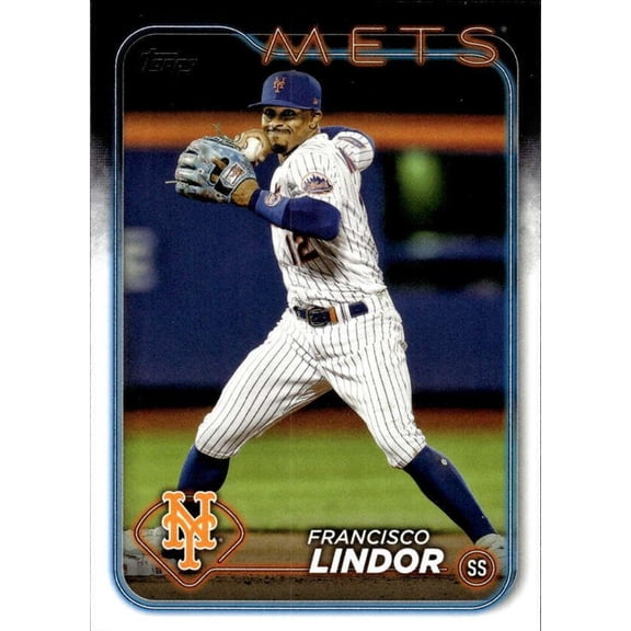 2024 Topps #650 Francisco Lindor NM-MT Mets Baseball Card New York Mets MLB Baseball Trading Card
