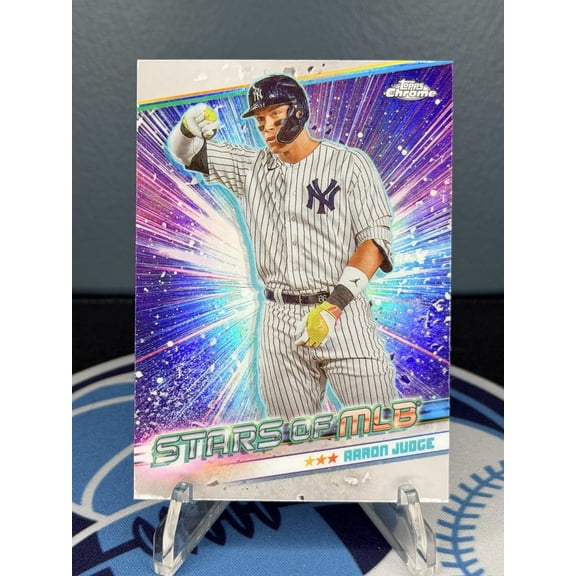 2024 Topps Stars of MLB Chrome Aaron Judge New York Yankees #CSMLB-13 Baseball Card