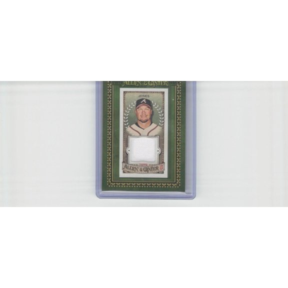 2024 Topps Allen & Ginter Framed Mini Relics MEM MFR-CJ Chipper Jones Atlanta Braves Baseball Card