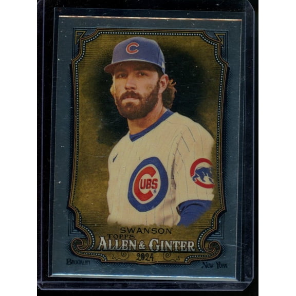 2024 Topps Allen & Ginter Dansby Swanson #10 Silver Chicago Cubs Baseball Card