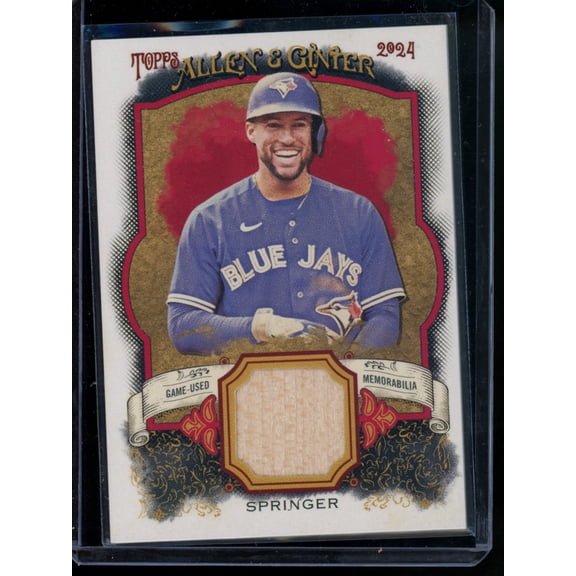 2024 Topps Allen & Ginter George Springer Game-Used Memorabilia