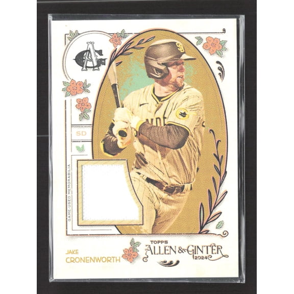 2024 Topps Allen & Ginter Jake Cronenworth #AGR-JC Relic Game-Used Memorabilia