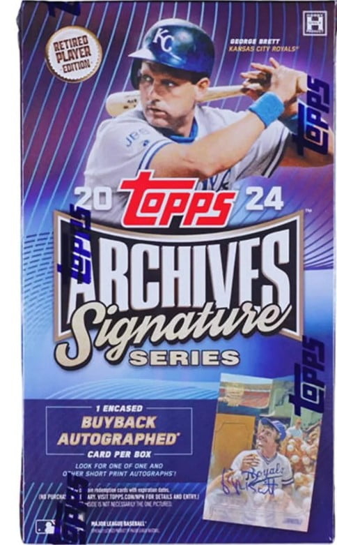 2024 Topps Archives Baseball Signature Series Retired Player Edition Hobby Box