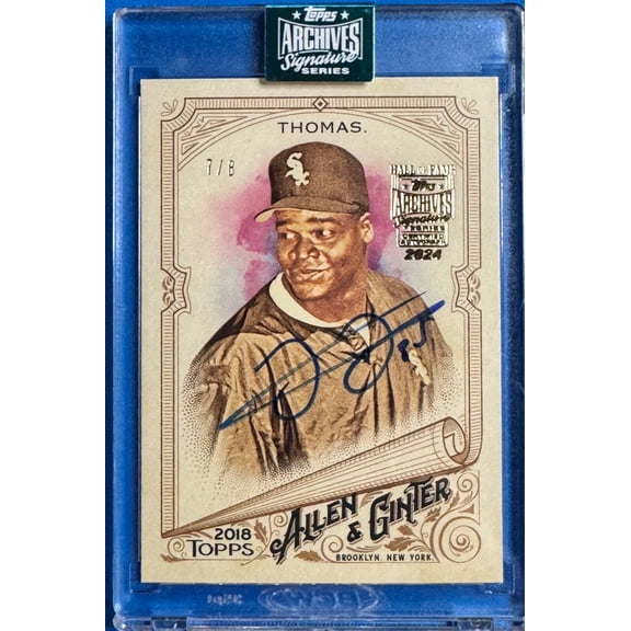 2024 Topps Archives Frank Thomas #286 Signatures Short Print Topps
