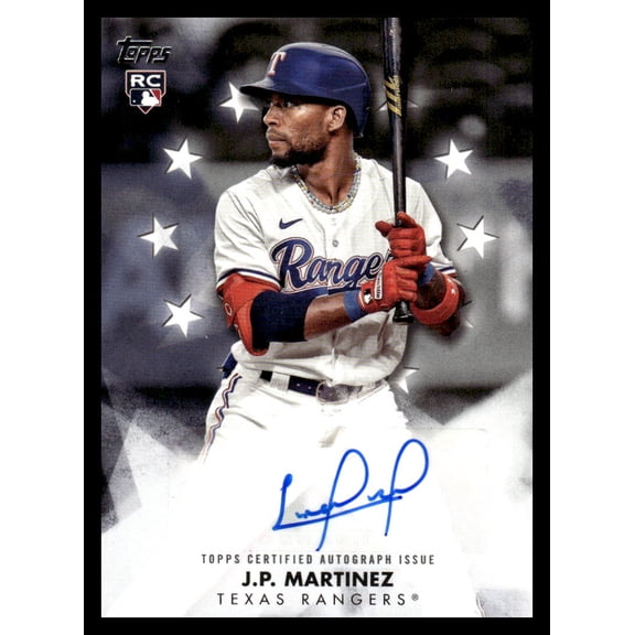 2024 Topps Baseball Stars Autograph #BSA2-JPM J.P. Martinez NM-MT RC Rookie Auto Texas Rangers Baseball Trading Card