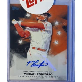 2024 Topps Baseball Stars Autograph Michael Conforto San Francisco Giants Baseball Card San Francisco Giants MLB Autographed Baseball Trading Card