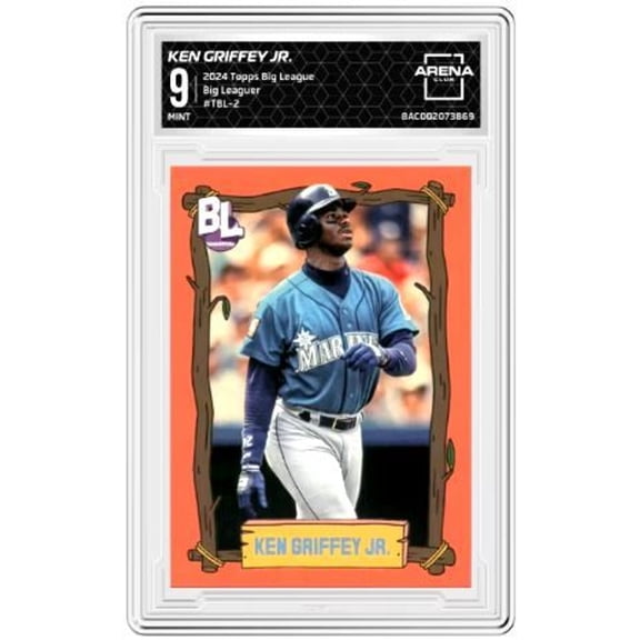 Graded 9 2024 Topps Big League Big Leager Ken Griffey Jr TBL-2 Arena Club Baseball Card