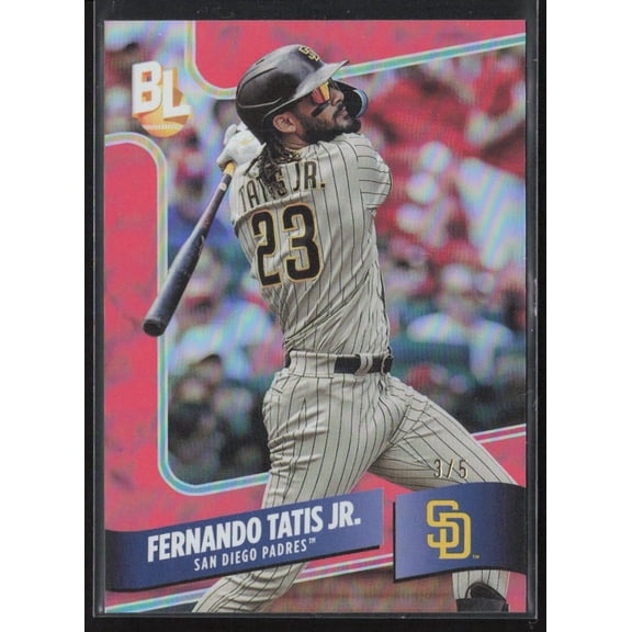 2024 Topps Big League Pink #WR-73 3/5 Fernando Tatis Jr Padres Baseball Card