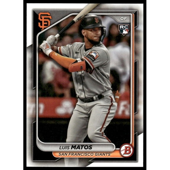 2024 Topps Bowman Luis Matos #12 RC Baseball Card San Francisco Giants