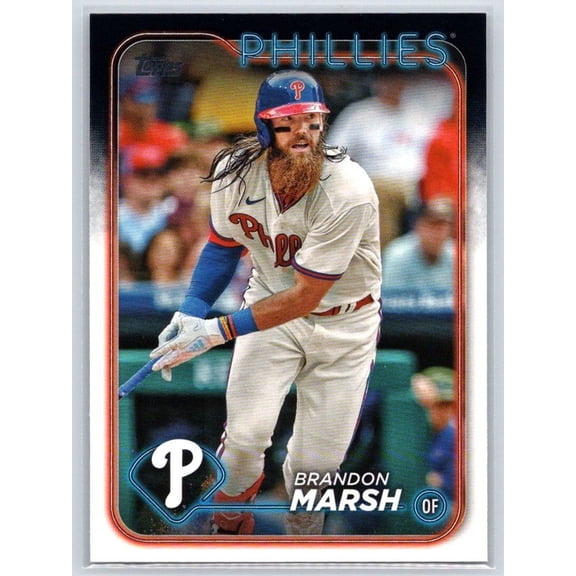 2024 Topps #71 Brandon Marsh Philadelphia Phillies Baseball Card Near Mint