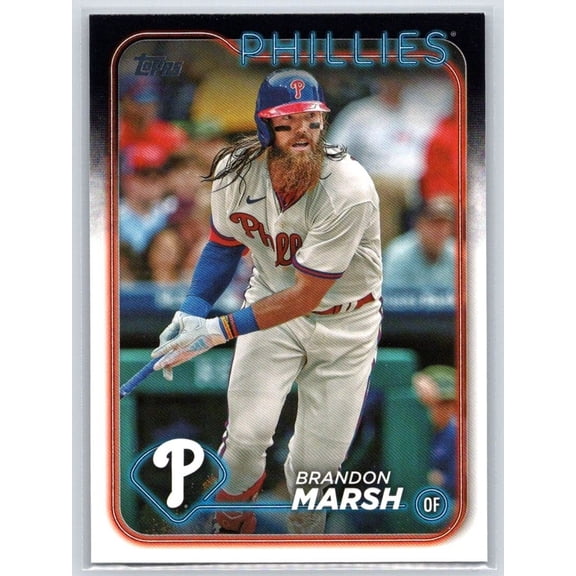 2024 Topps #71 Brandon Marsh Philadelphia Phillies Baseball Card Near Mint
