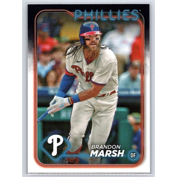 2024 Topps 71 Brandon Marsh Phillies Near Mint Baseball Card