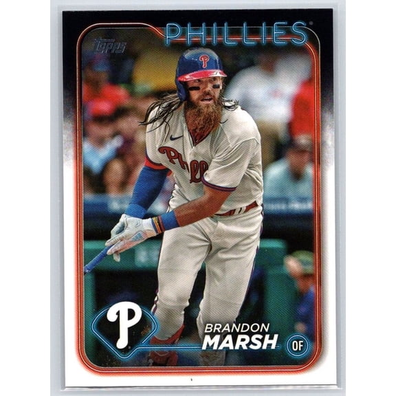 2024 Topps Brandon Marsh Phillies #71 Baseball Card Near Mint or Better
