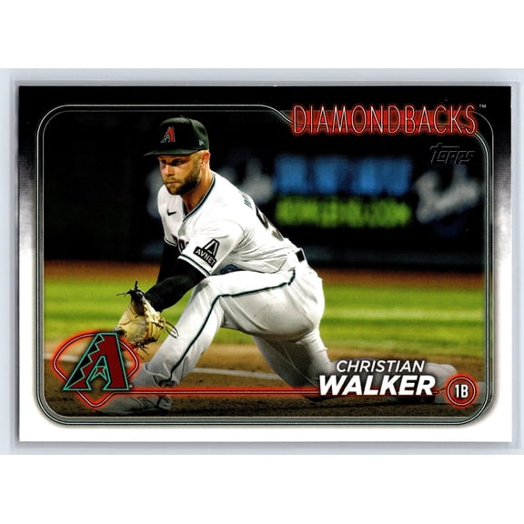 2024 Topps Christian Walker No 63 Arizona Diamondbacks Baseball Card