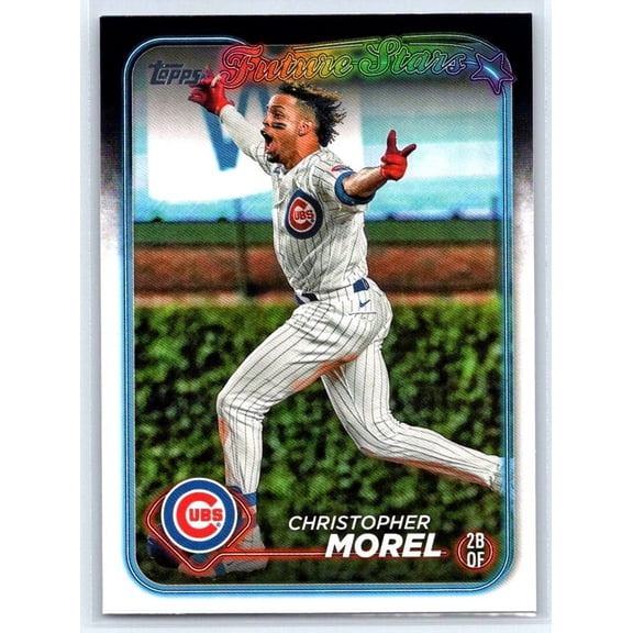2024 Topps #128 Christopher Morel Chicago Cubs Baseball Card Near Mint