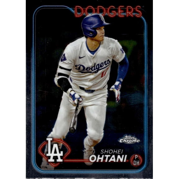 2024 Topps Chrome #1 Shohei Ohtani Los Angeles Dodgers MLB Baseball Base Trading Card