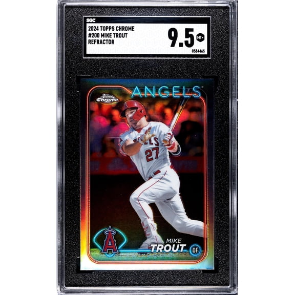 2024 Topps Chrome #200 Mike Trout Ref. SGC 9.5